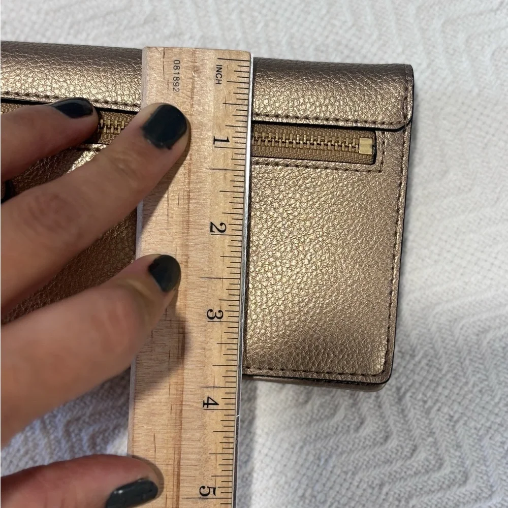 Ralph Lauren Metallic Leather Wallet